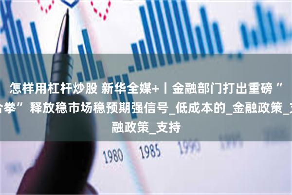 怎样用杠杆炒股 新华全媒+丨金融部门打出重磅“组合拳” 释放稳市场稳预期强信号_低成本的_金融政策_支持