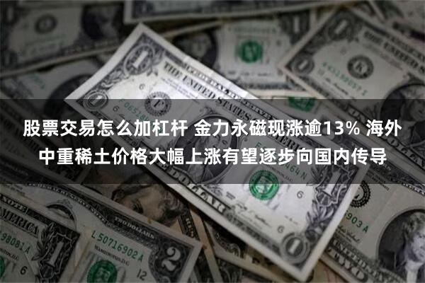 股票交易怎么加杠杆 金力永磁现涨逾13% 海外中重稀土价格大幅上涨有望逐步向国内传导